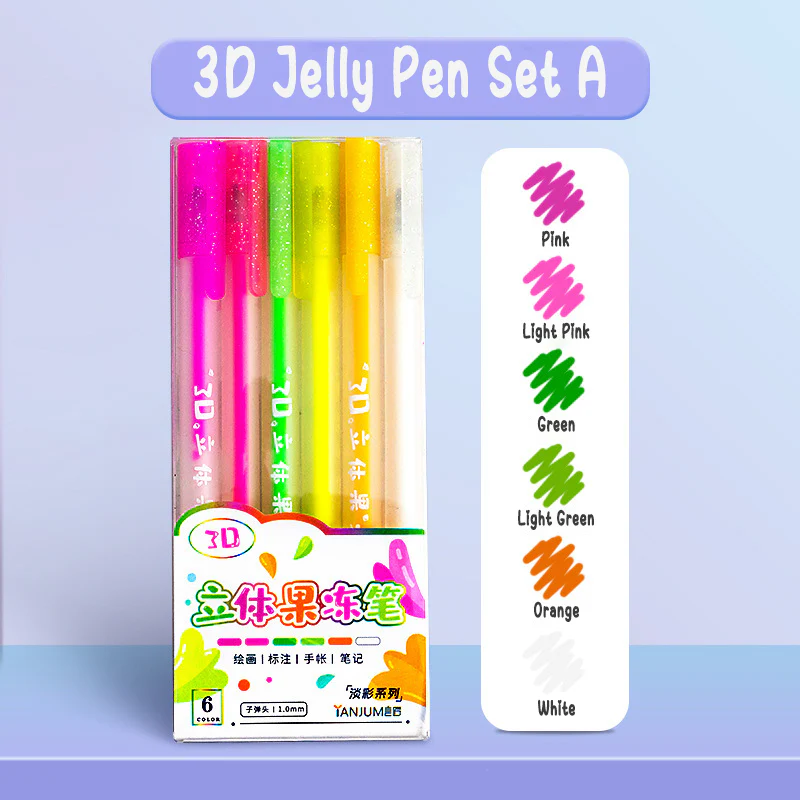 🎄Christmas Pre-sale Promotion🔥3D Jelly Pen Set - Image 10