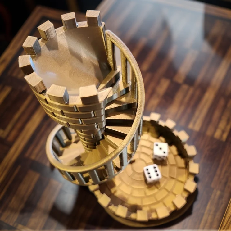 3D Printed Dice Tower – Board Game Accessory & Display Ornament - Image 2