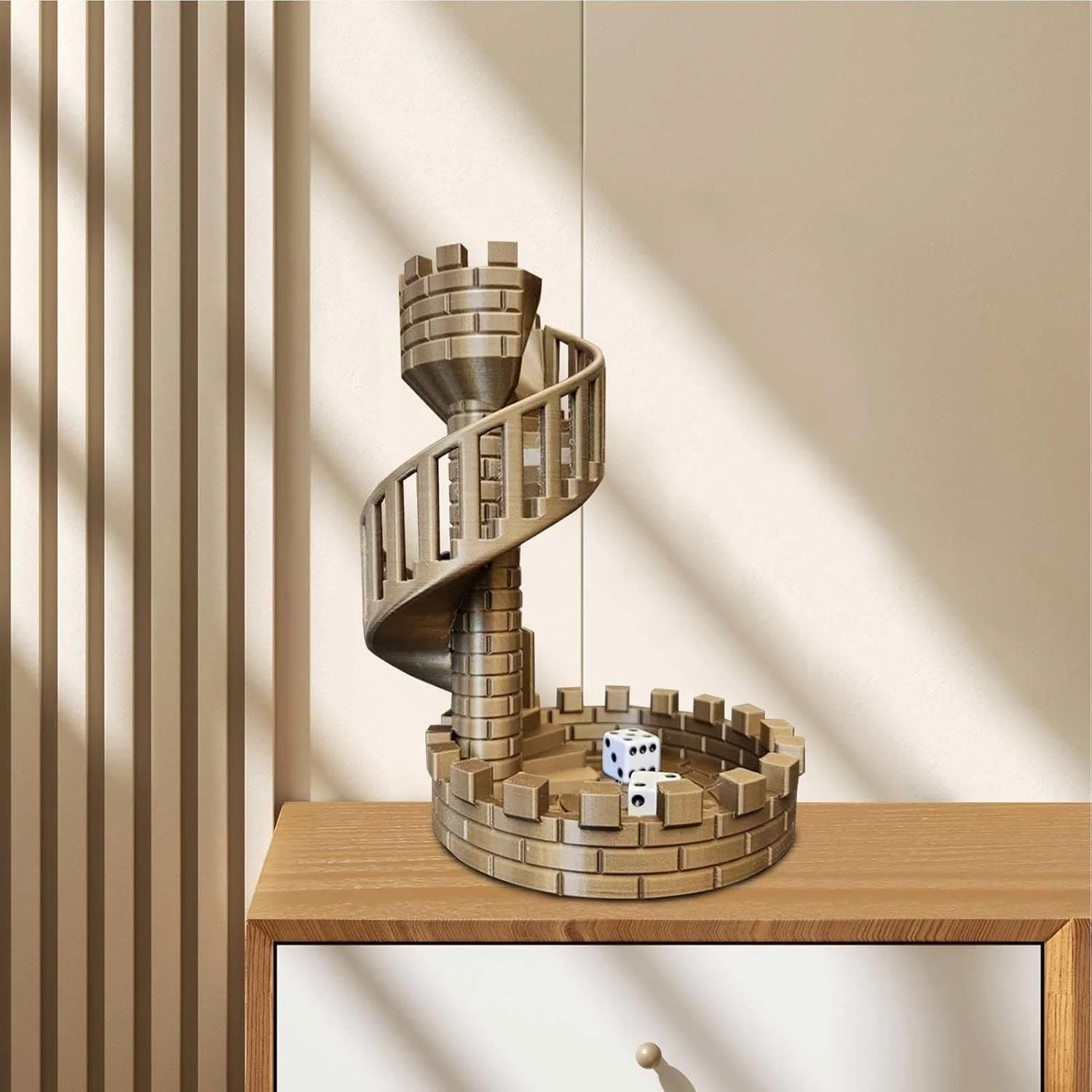 3D Printed Dice Tower – Board Game Accessory & Display Ornament - Image 5