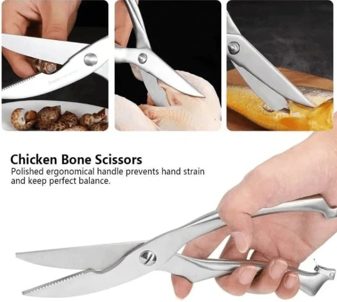 (🎅HOT SALE NOW-49% OFF) All in 1 Stainless Kitchen Scissors - Image 2