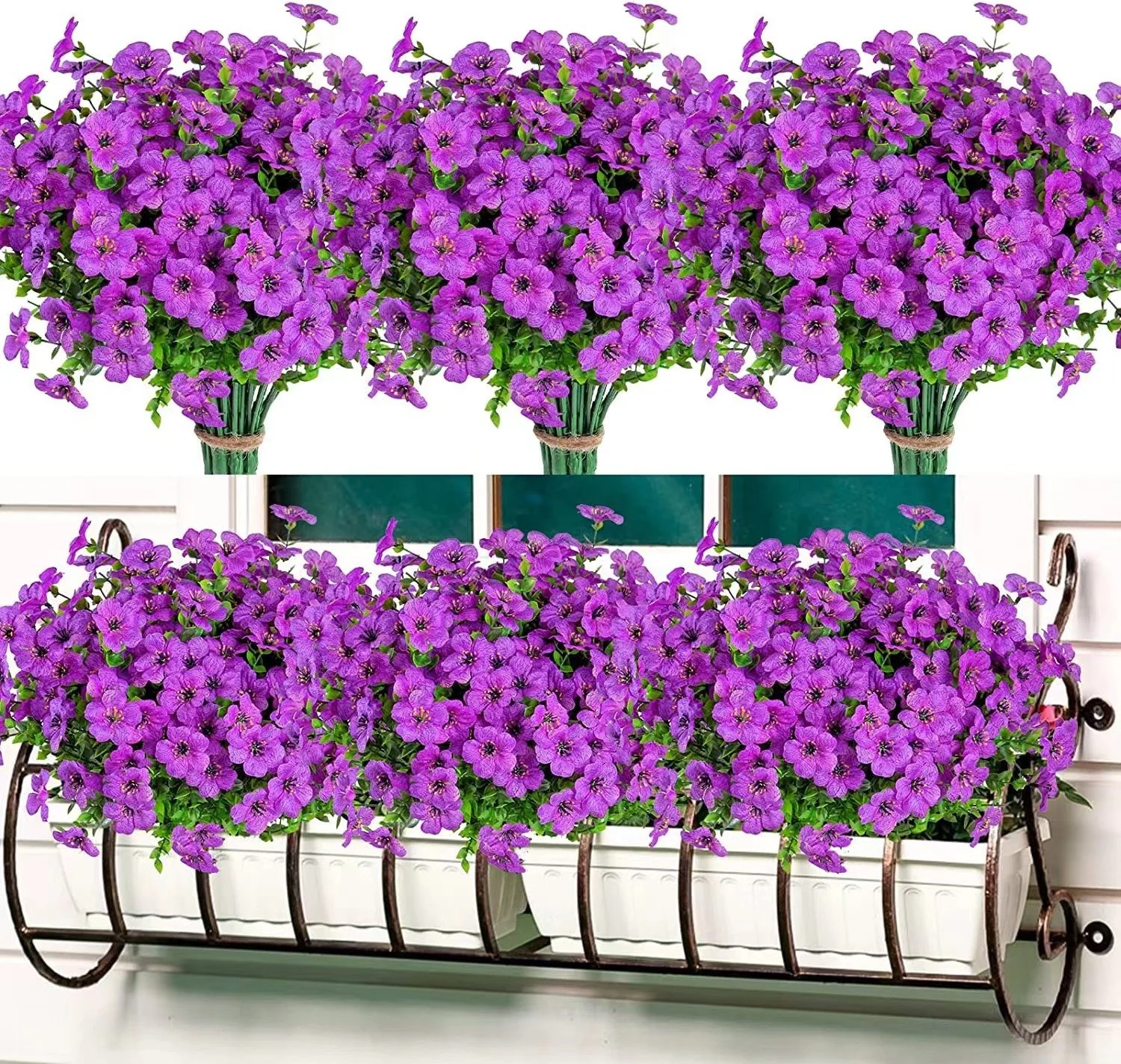 🔥 Outdoor Artificial Flowers💐Set of 7 bundles - Image 2