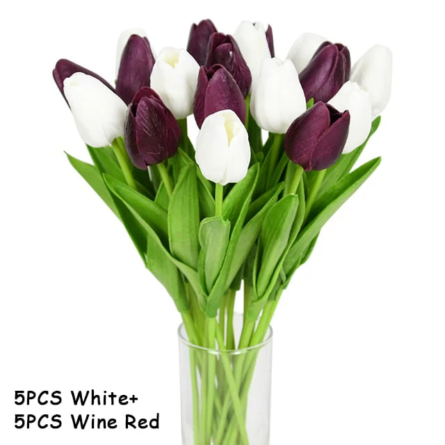 ✨Sale-40off💓-High Quality Artificial Latex Tulips(PCS 10) - Image 21
