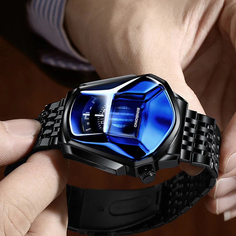 Men's Diamond Style Quartz Watch - Image 8