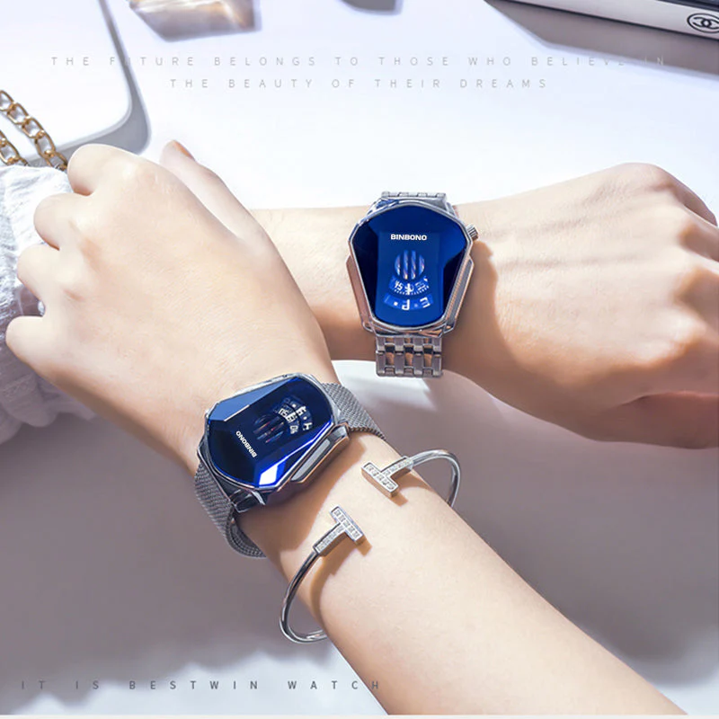Men's Diamond Style Quartz Watch - Image 9