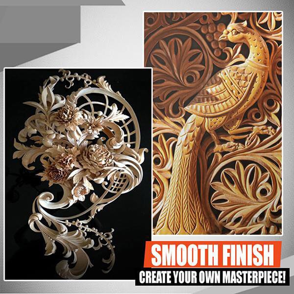 Elevate Your Woodworking Game with 5-Piece Wood Carving Drill Bit Set - Image 5