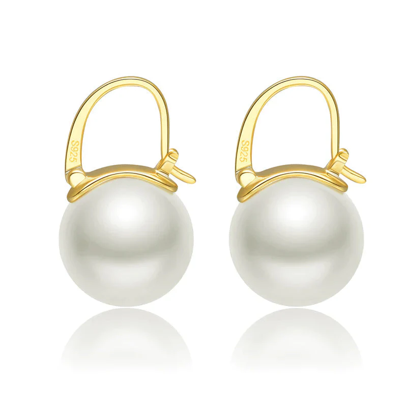 Black Pearl Earrings Available in White Champagne Grey Gold and Black Pearl Dangle Earrings - Image 10