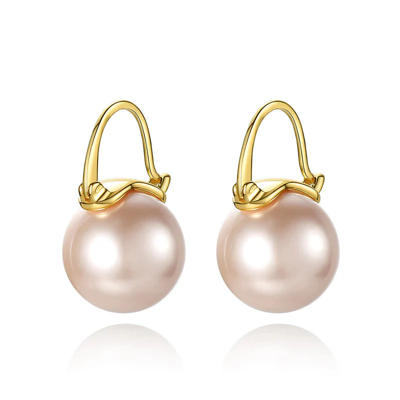 Black Pearl Earrings Available in White Champagne Grey Gold and Black Pearl Dangle Earrings - Image 12