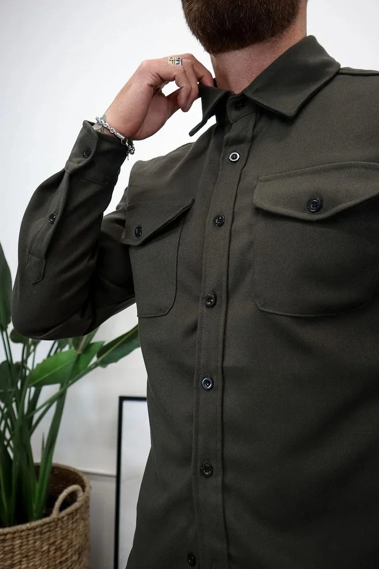Button Down Shirt Jacket (Buy 2 Free Shipping) - Image 10