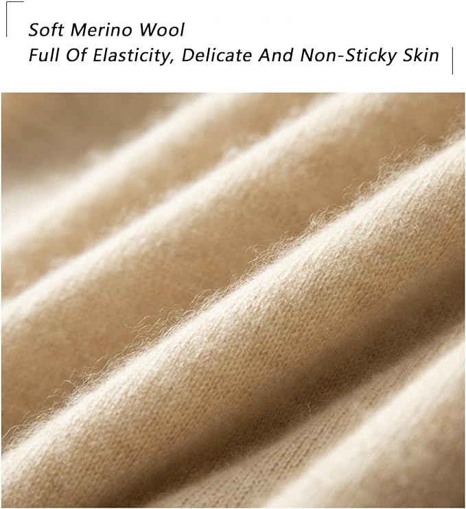 Women's cashmere sweater, 100% wool, say goodbye to static electricity - buy two and get free shipping! - Image 3