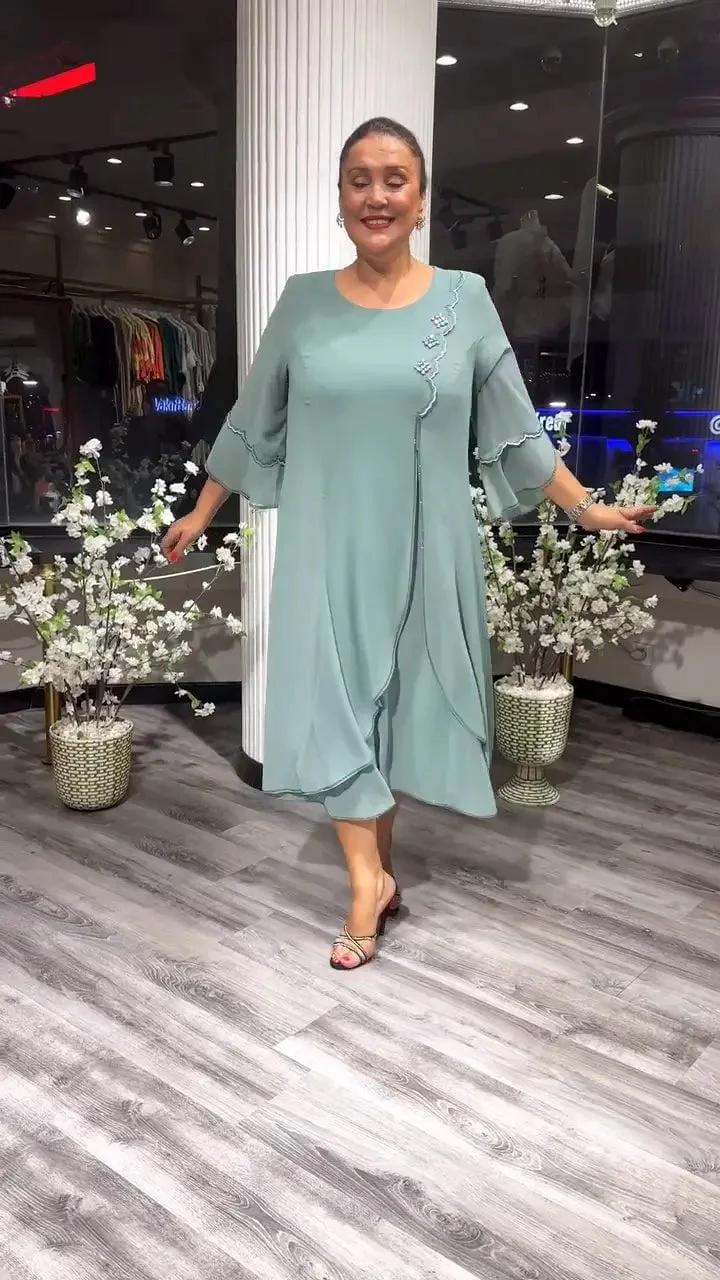 💕Women's chiffon solid color loose dress - Buy two and get free shipping! - Image 15