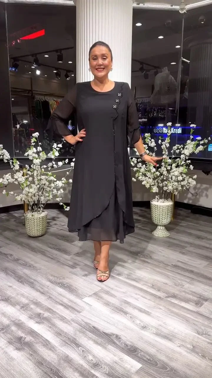 Women's Chiffon Solid Color Loose Dress - Buy Two And Get Free Shipping - Image 17
