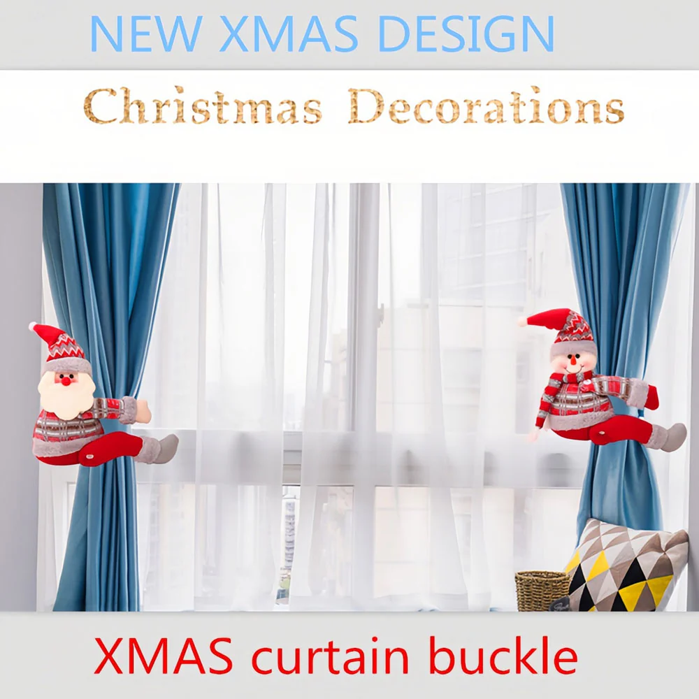 Christmas Decor Cartoon Doll Curtain Buckle - Image 3