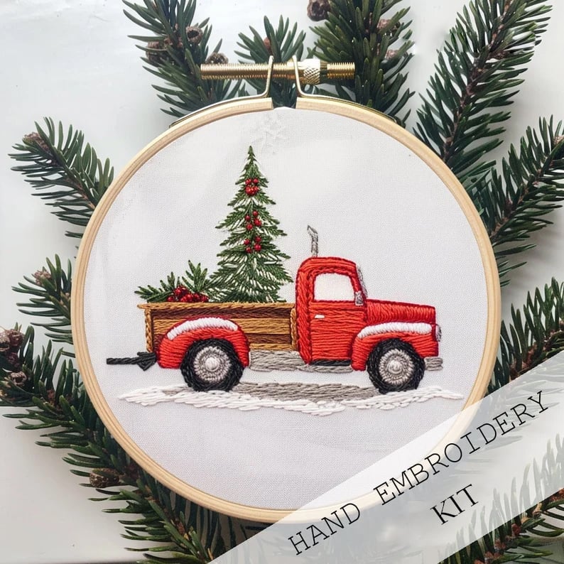 Christmas Embroidery KIT - Image 9