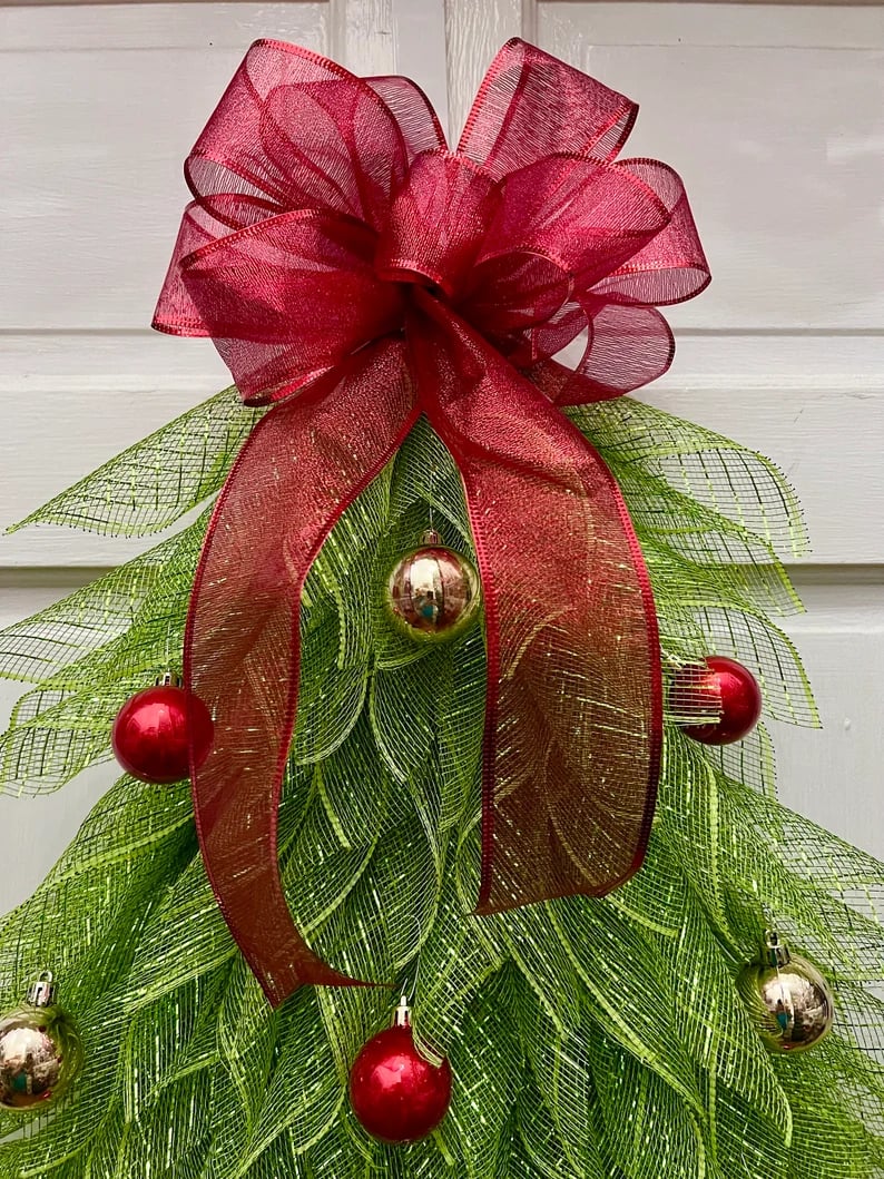 🔥Hot Sale 40% OFF-🎄Handmade Christmas Tree Wreath for Front Door - Image 8