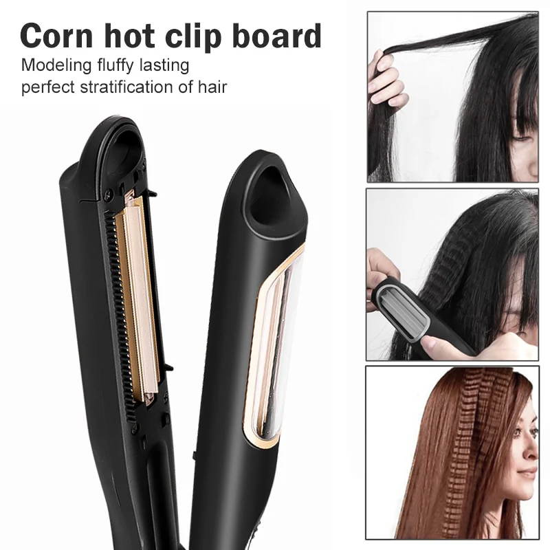 Corrugation Flat Iron Automatic Hair Curler Curling Irons Professional Straightener Curly Iron Tongs Hair - Image 3
