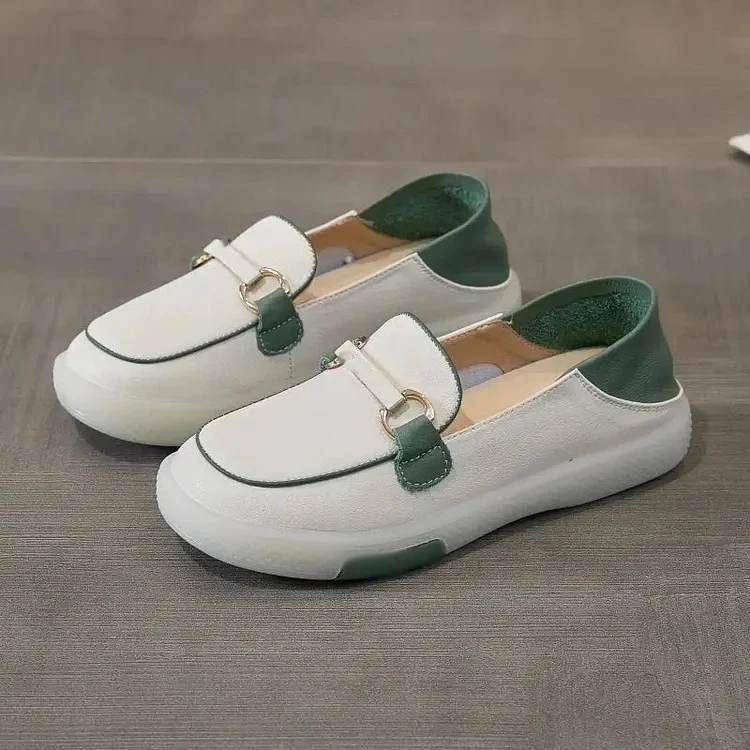 Women's Italian Leather Soft Sole Walking Shoes - Buy two pairs and get free shipping! - Image 5