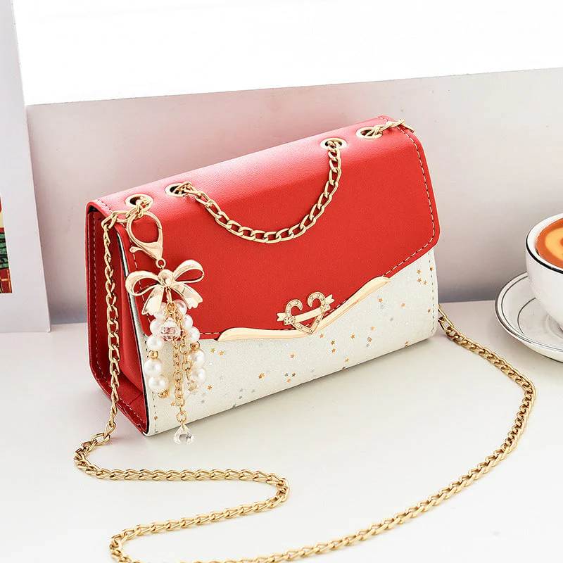 Crossbody Sequined Shoulder Bag - Image 11
