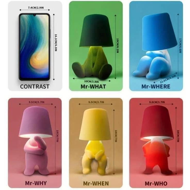 Cute Doll Design Mini Table Light - Image 4