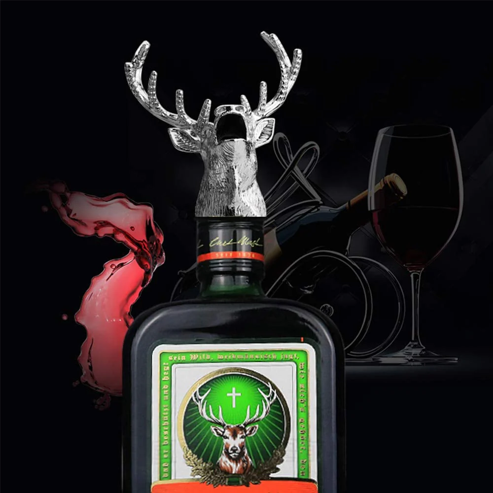 Deer Head Wine Pourer - Image 2