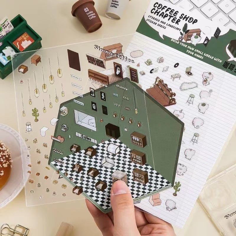 ✨DIY 3D House Stickers 🎁Give away free A pair of tweezers - Image 8