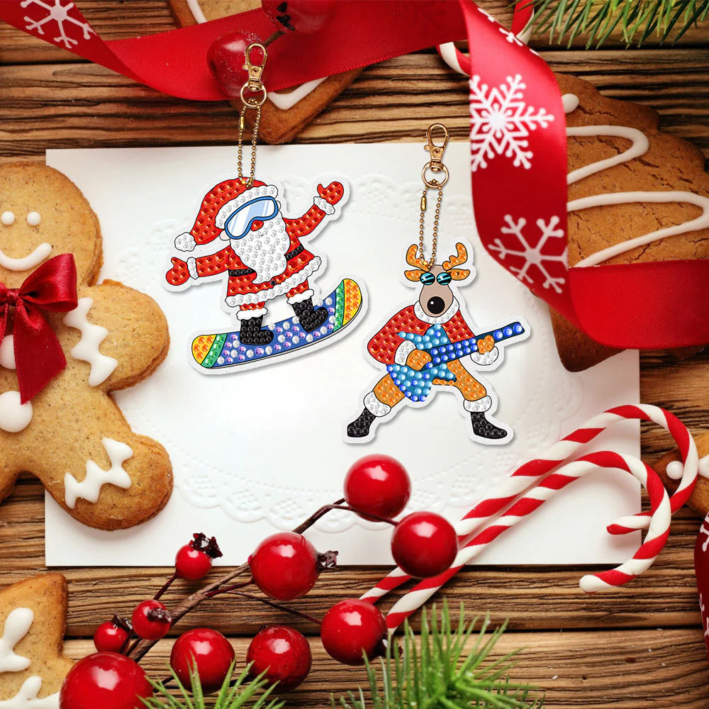 🎁Christmas DIY Diamond Painting Keychain - Image 9