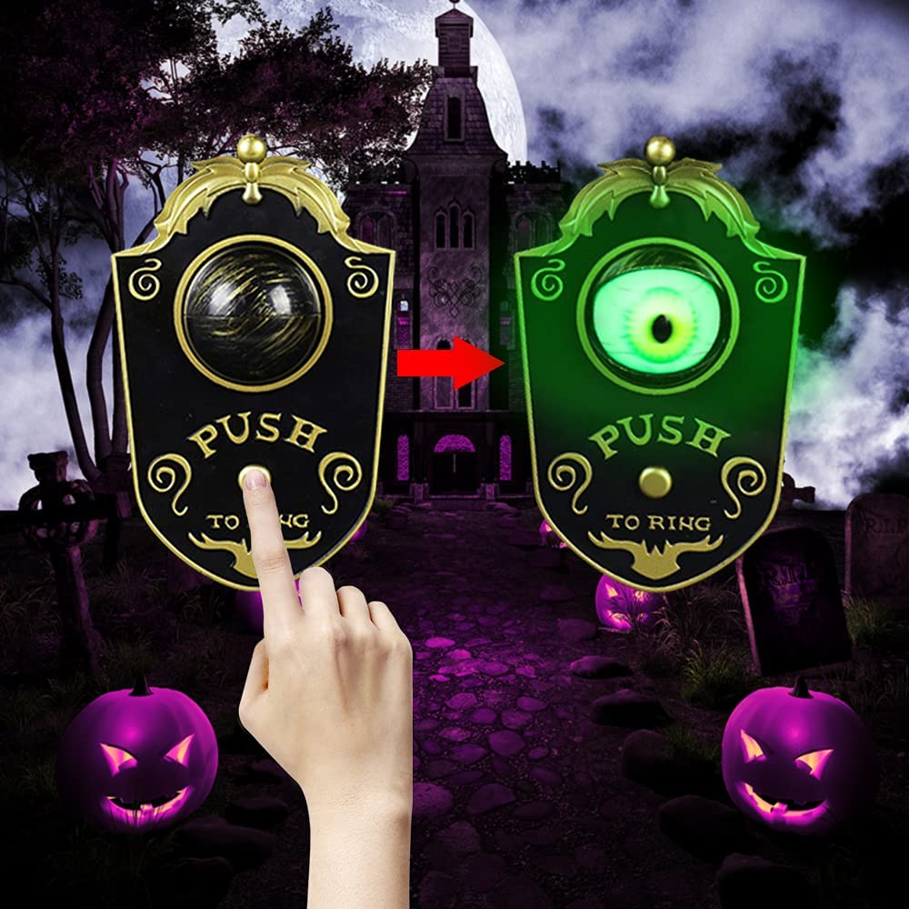 🎃Early Halloween Promotion😈 Demon one-eyed doorbell - Image 3