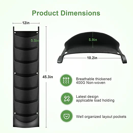 (🔥Promotion-SAVE 50% OFF)🌷7 Pockets Hanging Vertical Planter-BUY 3 GET FREE SHIPPING - Image 6