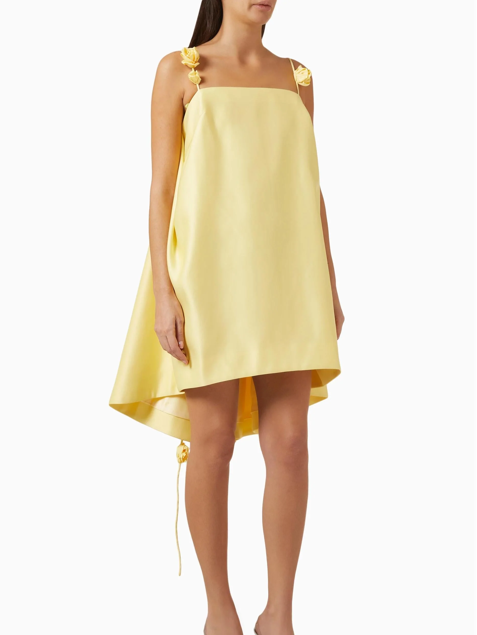 Backless 3D Rose Mini Dress - Image 4