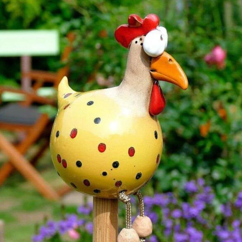 Funny decorative chicken, eye-catching decoration - Image 3