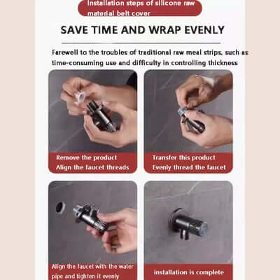 Universal for hot and cold Faucet Leak-proof Sealing Gasket (random color) - Image 9