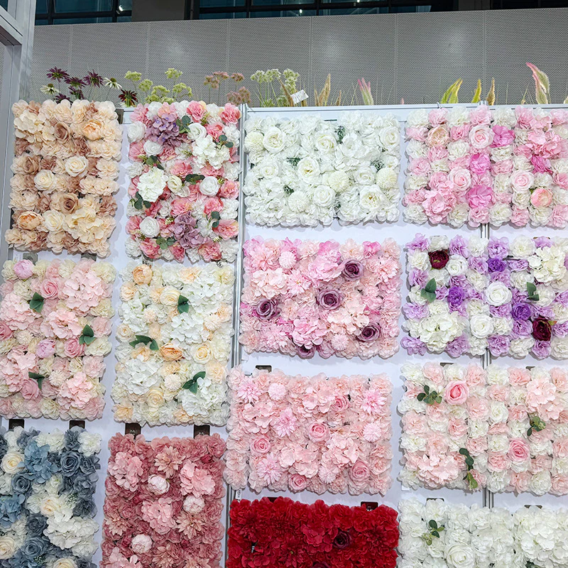 Hand-rolled fabric flower wall - perfect decoration for outdoor events - Image 13