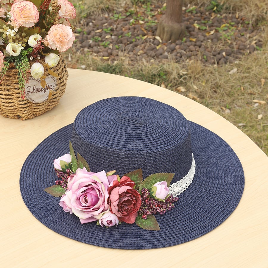 Handmade Woven Flower Straw Hatš„Buy 2 Get 10% OFF - Image 4