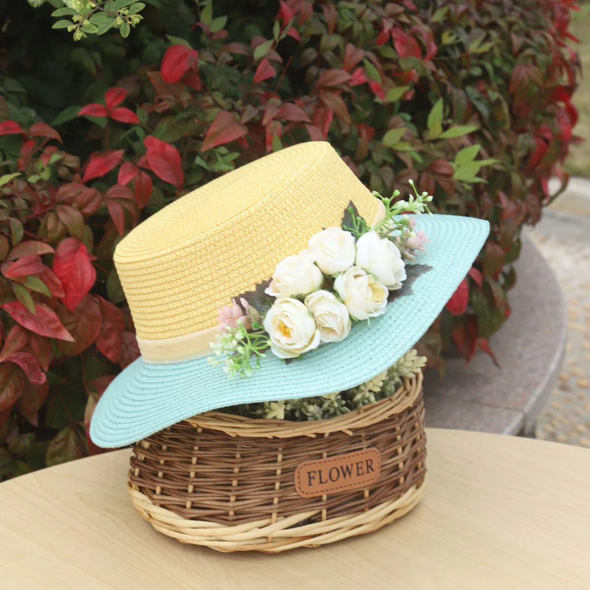 Handmade Woven Flower Straw Hatš„Buy 2 Get 10% OFF - Image 5