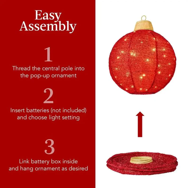 🎄Hanging Pop-Up Outdoor Christmas Ornaments - Image 6