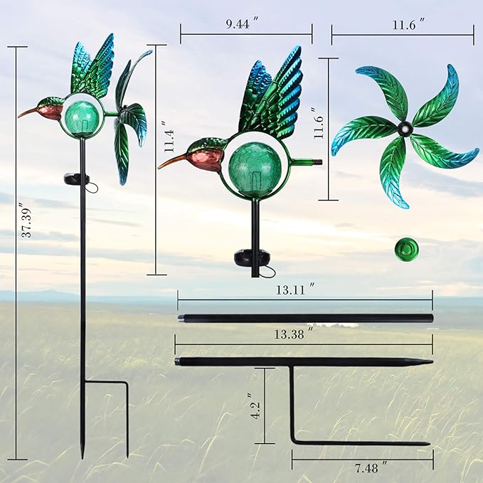 💥New Spring 2024💥Solar Outdoor Decorative Wind Spinner-49% OFF🔥 - Image 8