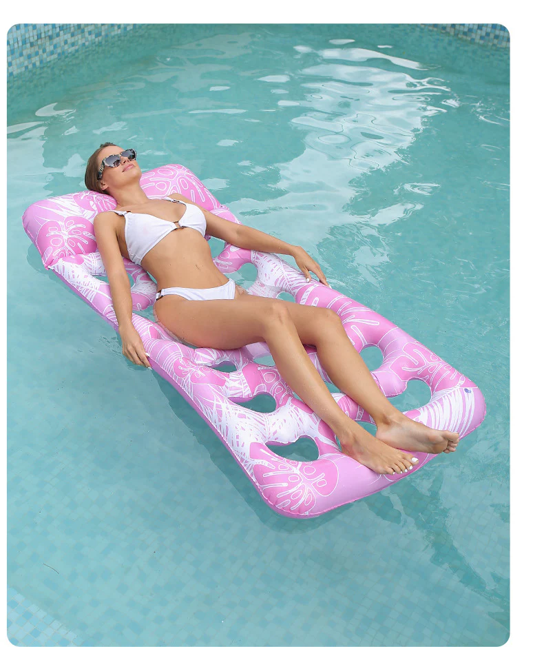 Inflatable Water Lounger with Armrests and Mesh - Order now and get a free pump! - Image 13