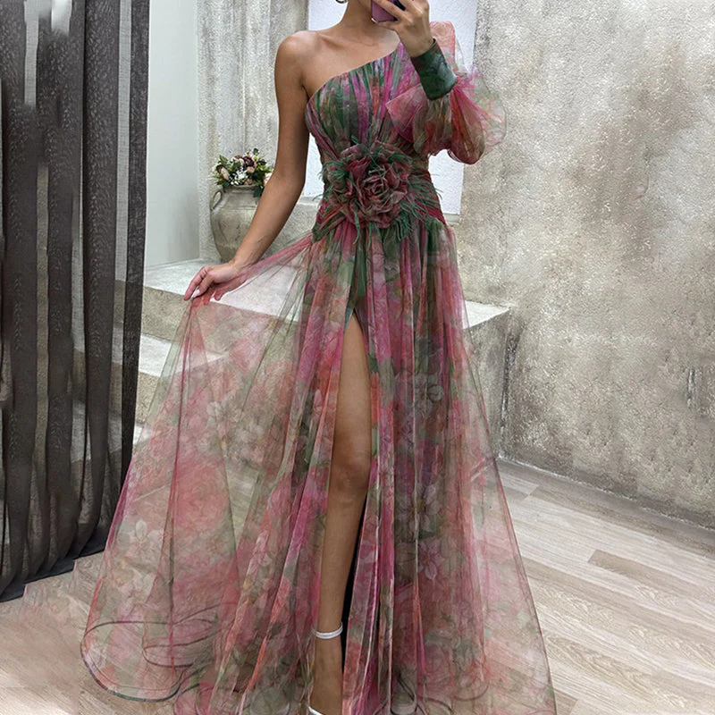 🌸Spring Specials💐 Women's Tulle Irregular Gown Dresses - Image 11