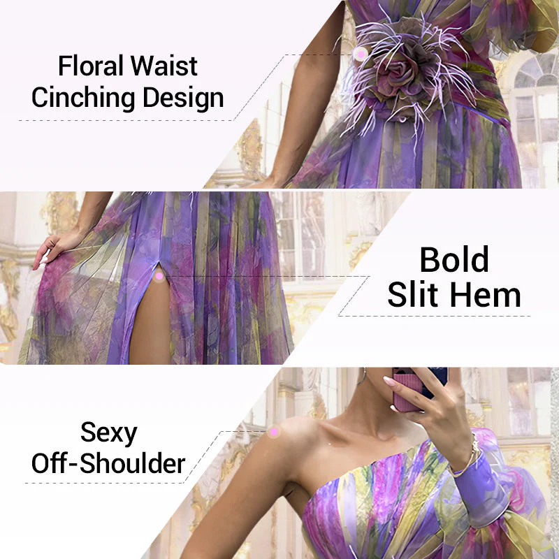 🌸Spring Specials💐 Women's Tulle Irregular Gown Dresses - Image 4