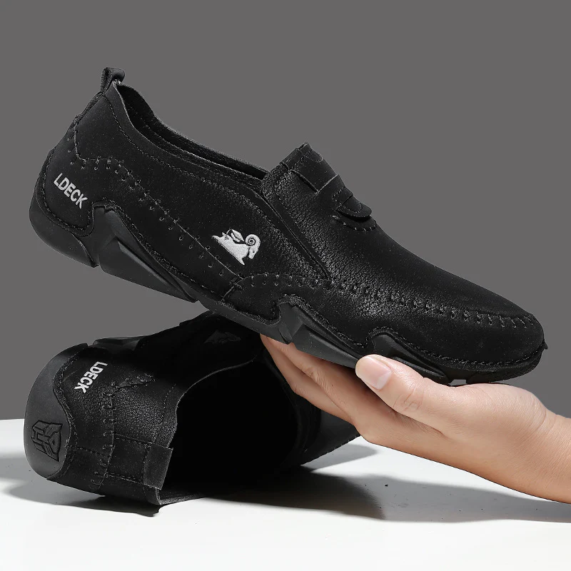 43% OFF丨Italian Hand Stitched Boots Plus Size Men's Shoes Low Top Men's Casual Shoes - Image 7