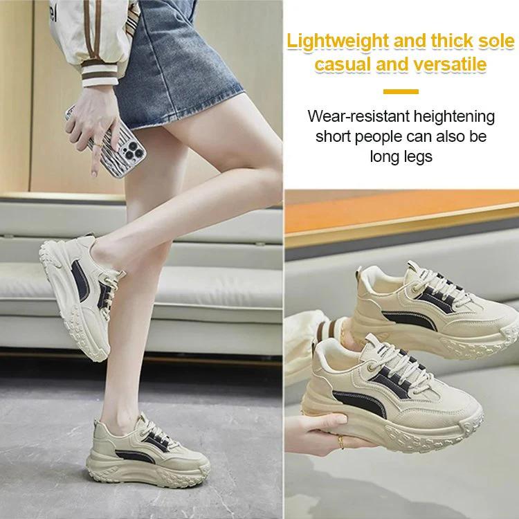 Korean Style Thick-soled Heightened Sneakers - Buy two and get free shipping! - Image 3