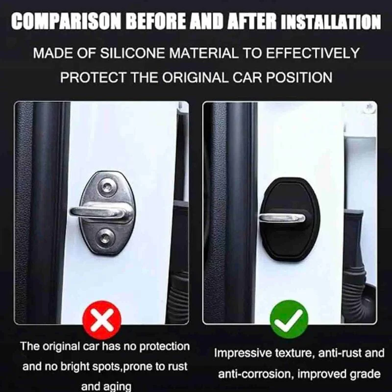🔥Automobile anti-skid pad Car Door Lock Protector - Image 8