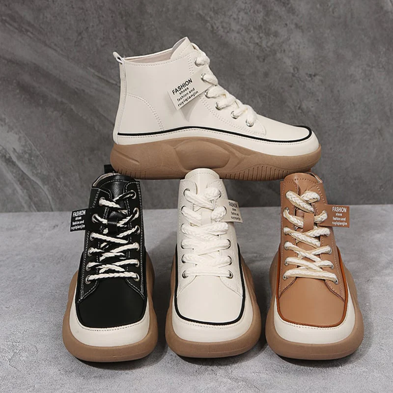 🔥Promotion 49% OFF🔥Women's High Top Thick Sole Martin Boots - Image 7