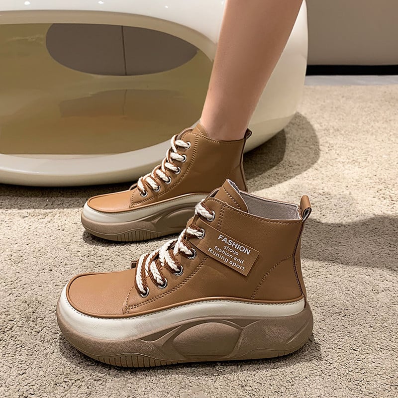 🔥Promotion 49% OFF🔥Women's High Top Thick Sole Martin Boots - Image 9