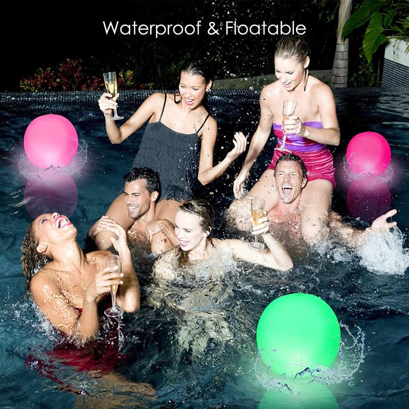 Pool Decoration🎉LED Light 16 Colors Luminous Beach Ball - Image 15