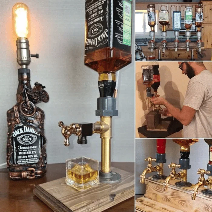 💥Liquor Alcohol Whiskey wood Dispenser - Image 8