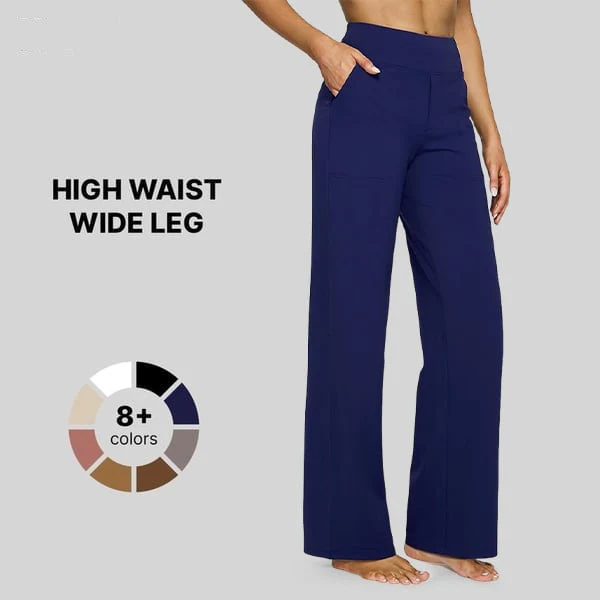 ☀️ Summer Deal!😍Loose High-Waist Business Casual Pants Yoga Pants - Image 13