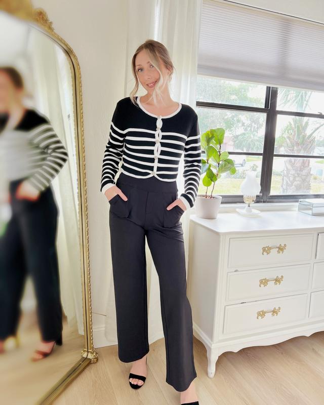 ☀️ Summer Deal!😍Loose High-Waist Business Casual Pants Yoga Pants - Image 13