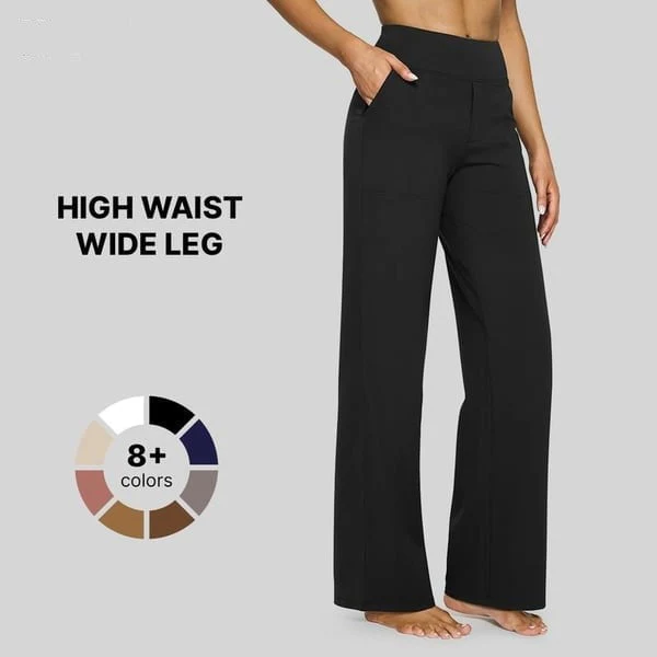 ☀️ Summer Deal!😍Loose High-Waist Business Casual Pants Yoga Pants - Image 14