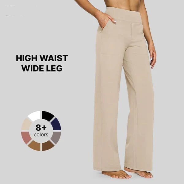 ☀️ Summer Deal!😍Loose High-Waist Business Casual Pants Yoga Pants - Image 3