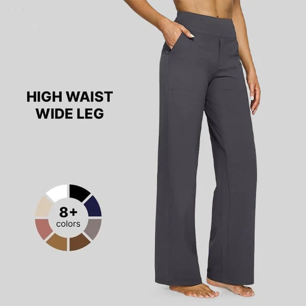 ☀️ Summer Deal!😍Loose High-Waist Business Casual Pants Yoga Pants - Image 4